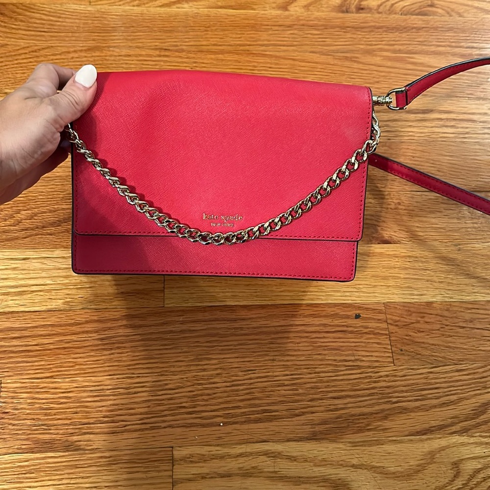 Kate Spade Red Bag - like new